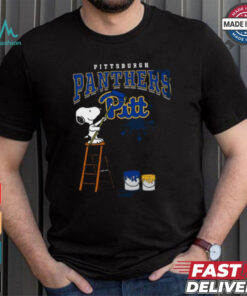 Pittsburgh Panthers Snoopy Painting Shirt