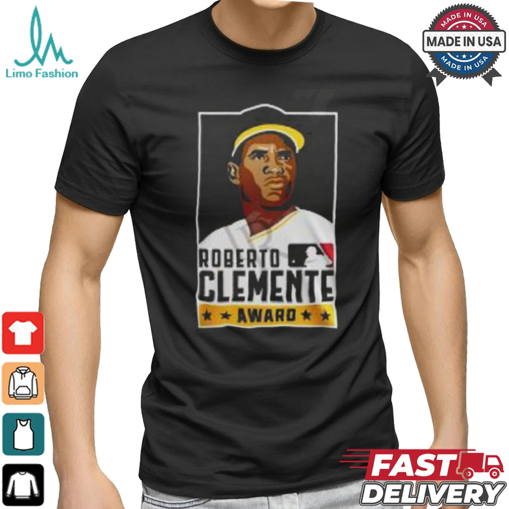 Pittsburgh Pirates Boberto Clemente Award T Shirt Pittsburgh Pirates Boberto Clemente Award T Shirt