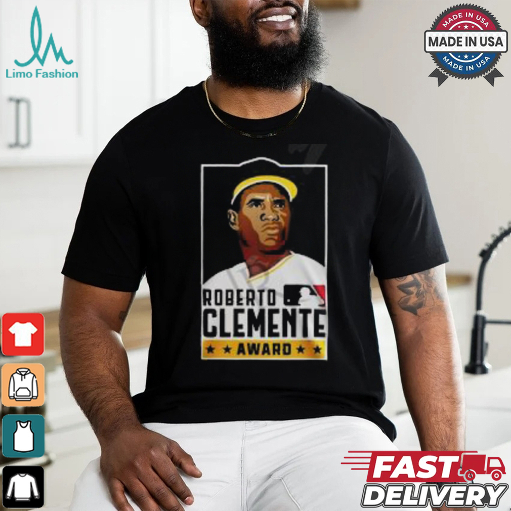Pittsburgh Pirates Boberto Clemente Award T Shirt Pittsburgh Pirates Boberto Clemente Award T Shirt
