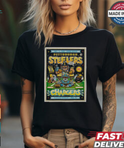 Pittsburgh Steelers 2024 Los Angeles Chargers Gameday Poster Shirt