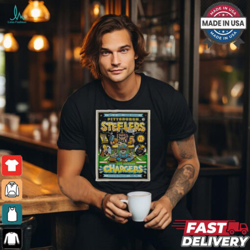 Pittsburgh Steelers 2024 Los Angeles Chargers Gameday Poster Shirt