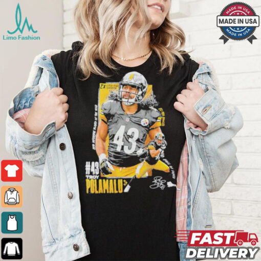 Pittsburgh Steelers #43 Troy Polamalu Shirt