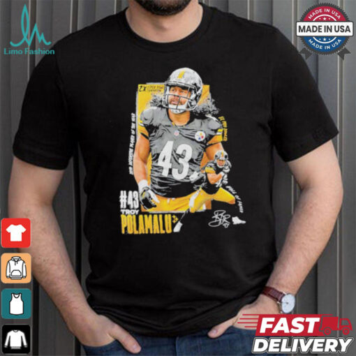 Pittsburgh Steelers #43 Troy Polamalu Shirt