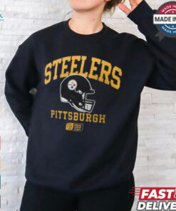 Pittsburgh Steelers Nike Anthracite Helmet Essential T Shirt