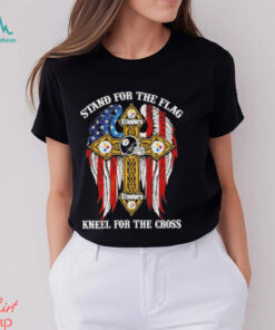 Pittsburgh Steelers Stand For The Flag Kneel For The Cross 2024 T shirt