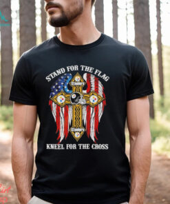 Pittsburgh Steelers Stand For The Flag Kneel For The Cross 2024 T shirt