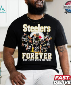 Pittsburgh Steelers Team 2024 Forever Not Just When We Win Signatures Shirt