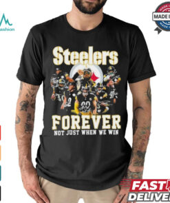 Pittsburgh Steelers Team 2024 Forever Not Just When We Win Signatures Shirt