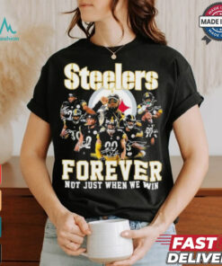 Pittsburgh Steelers Team 2024 Forever Not Just When We Win Signatures Shirt