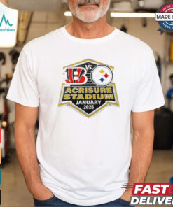 Pittsburgh Steelers Vs Cincinnati Bengals Gameday Acrisure Stadium January 2025 Shirt