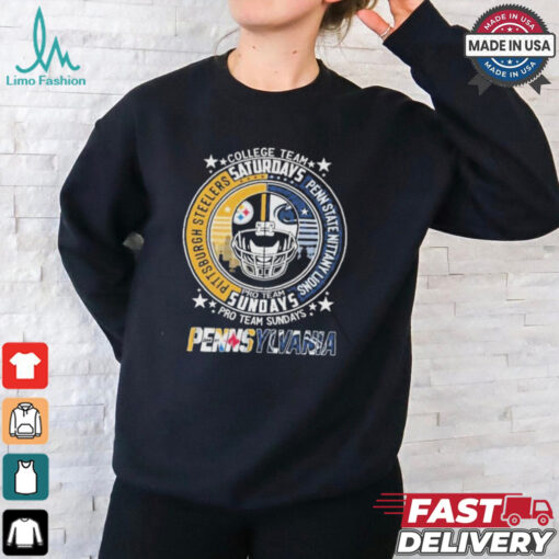 Pittsburgh Steelers penn state nittany lions college team pro team weekends shirt