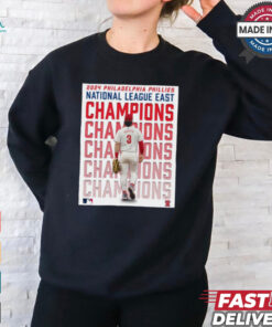 Poster 2024 Philadelphia Phillies Are National League East Champs for the first time since 2011 t shirt