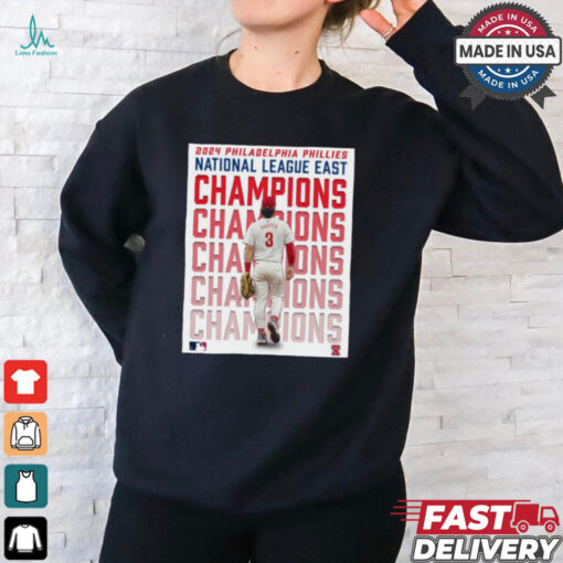 Poster 2024 Philadelphia Phillies Are National League East Champs for the first time since 2011 t shirt