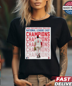 Poster 2024 Philadelphia Phillies Are National League East Champs for the first time since 2011 t shirt