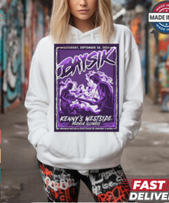 Poster BAYSIK September 28 2024 Kenny’s Westside Peoria IL Tour t shirt