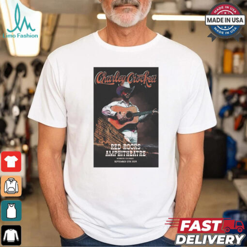 Poster Charley Crockett In Morrison, Co On September 12 2024 t shirt