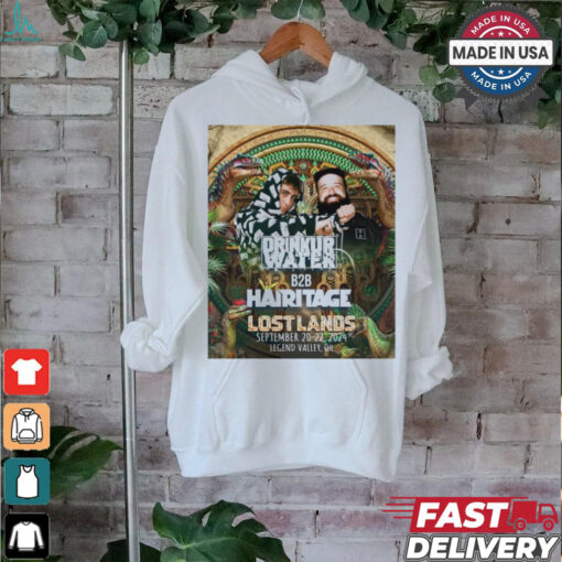 Poster Drinkurwater Hairitage Lost Lands Festival September 20 22, 2024 Legend Valley, Oh t shirt