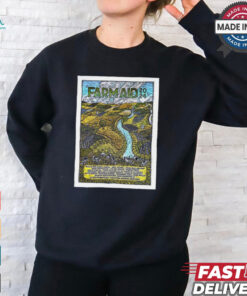 Poster Farm Aid Saratoga Performing Arts Center in Saratoga Springs New York NY Sept 21st 2024 t shirt