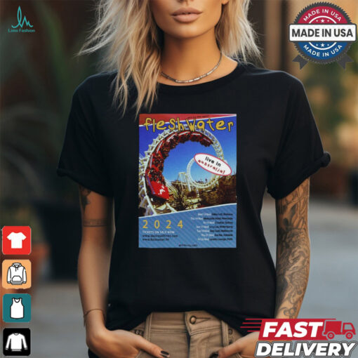 Poster Fleshwater Australia Tour 2024 t shirt