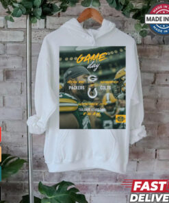 Poster Gameday Green Bay Packers vs Indianapolis Colts September 15th t shirt