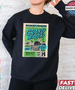 Poster Grand Wazoo Spring Time Spectacular Memo Music Hall Sat Sept 14 2024 t shirt