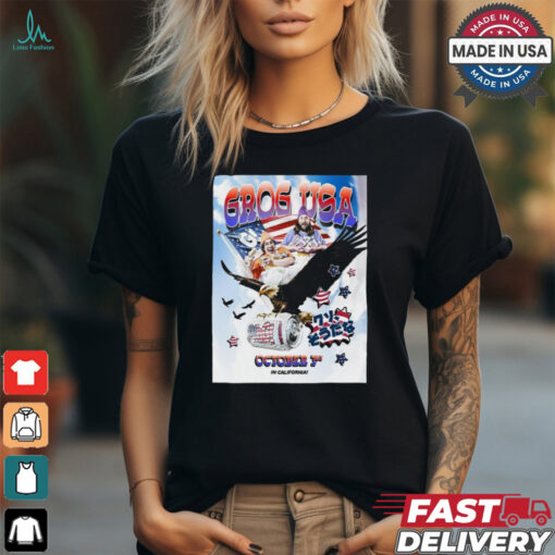 Poster Grog USA October 1 2024 In California t shirt