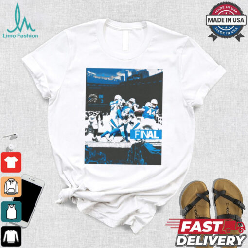 Poster Los Angeles Chargers vs Carolina Panthers Sept 15 Final Score 26  3 t shirt