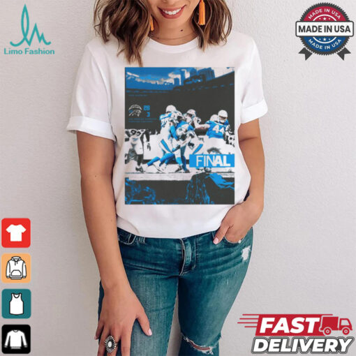 Poster Los Angeles Chargers vs Carolina Panthers Sept 15 Final Score 26  3 t shirt