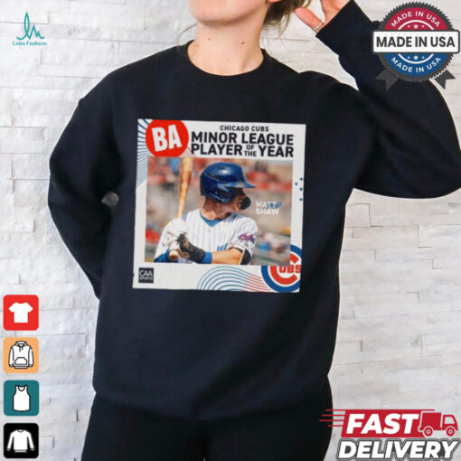 Poster Matt Shaw Chicago Cubs Minor League Player Of The Year Signature t shirt