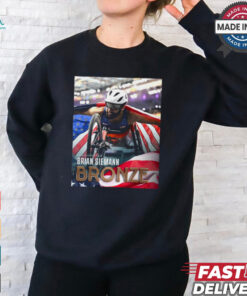 Poster Men’s 400 T53 Brian Siemann Bronze Medal Paris Paralympics 2024 t shirt