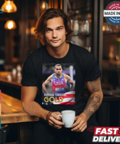 Poster Men’s High Jump T47 Roderick Townsend Gold Medal Paris Paralympics 2024 t shirt