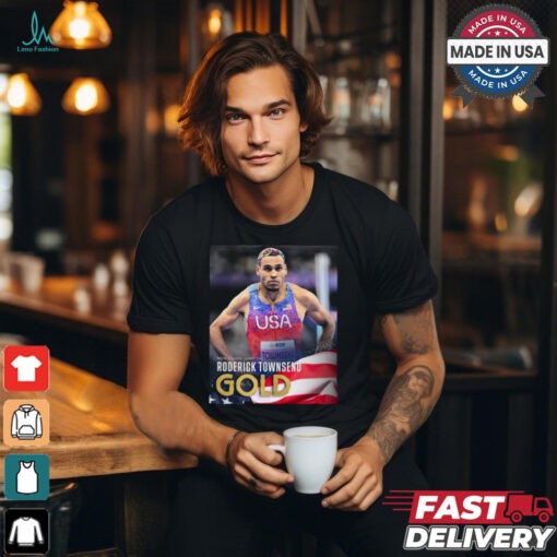 Poster Men’s High Jump T47 Roderick Townsend Gold Medal Paris Paralympics 2024 t shirt