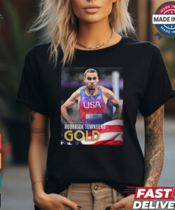 Poster Men’s High Jump T47 Roderick Townsend Gold Medal Paris Paralympics 2024 t shirt
