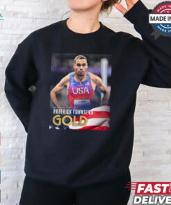 Poster Men’s High Jump T47 Roderick Townsend Gold Medal Paris Paralympics 2024 t shirt