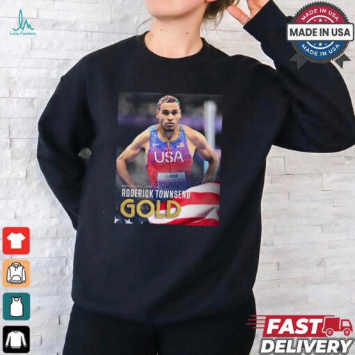 Poster Men’s High Jump T47 Roderick Townsend Gold Medal Paris Paralympics 2024 t shirt