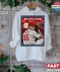Poster Philadelphia Baseball MLB The Steely Slinger Face To Face With The Eyes Of Dancer t shirt