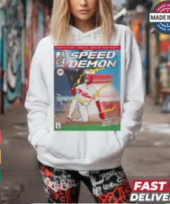 Poster Philadelphia Phillies MLB Dsariyart Comics Group Presents Speed Demon t shirt