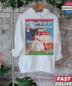 Poster Philadelphia Phillies MLB Dsariyart Comics Group Presents Speed Demon t shirt