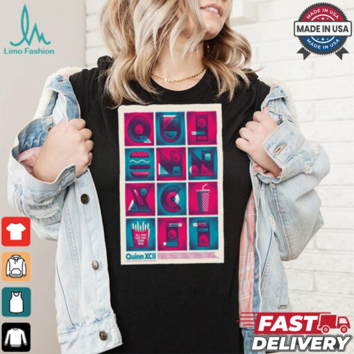 Poster Quinn XCII All You Can Eat 2024 Tour t shirt