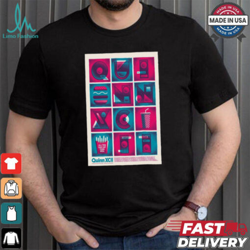 Poster Quinn XCII All You Can Eat 2024 Tour t shirt