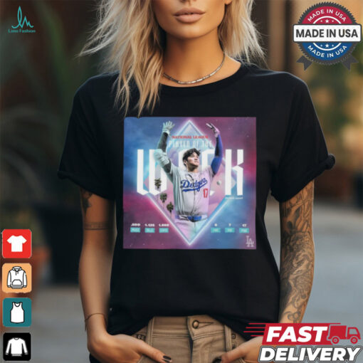 Poster Shohei Ohtani Los Angeles Dodgers National League Player of the Week t shirt