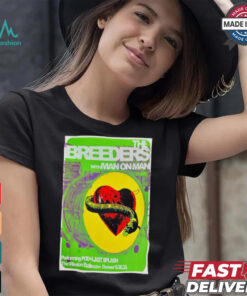 Poster The Breeders September 26 2024 Mission Ballroom Denver, CO Tour t shirt