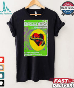 Poster The Breeders September 26 2024 Mission Ballroom Denver, CO Tour t shirt