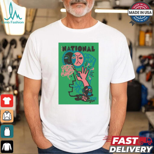 Poster The National Zen Diagram Tour 2024 t shirt