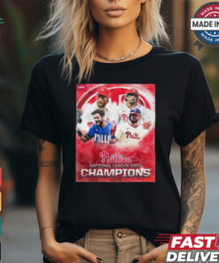 Poster The Philadelphia Phillies Are 2024 National League East Champs for the first time since 2011 first time in 13 years t shirt