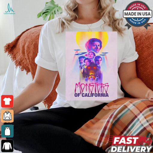 Poster To The Stars Monsters Of California Movie 2024 t shirt