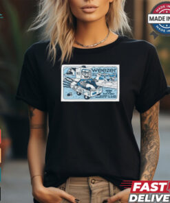 Poster Weezer Voyage To The Blue Planet Tour 2024 Washington, Dc t shirt