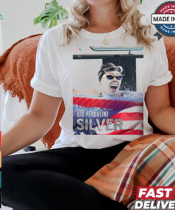 Poster Women’s 400M Freestyle S13 Gia Pergolini Silver Medal Paris Paralympics 2024 t shirt