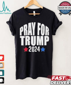 Pray For Trump Shots Fired 2024 T shirt