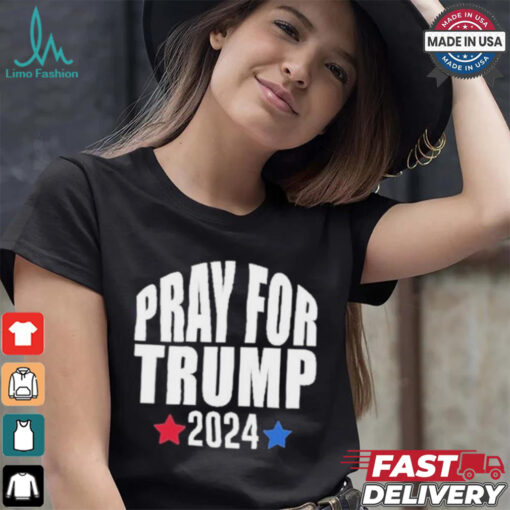 Pray For Trump Shots Fired 2024 T shirt